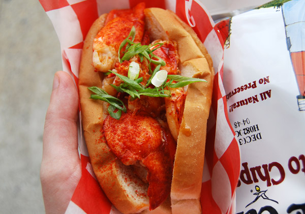 red hook lobster pound connecticut style lobster roll