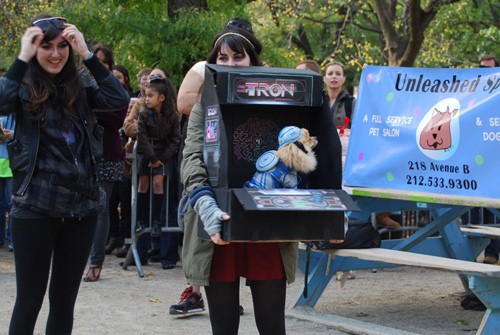 tompkins square dog halloween parade tron