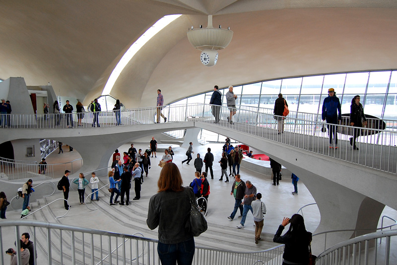 twa terminal jfk airport stairs