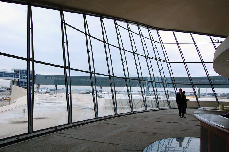 twa terminal jfk airport window