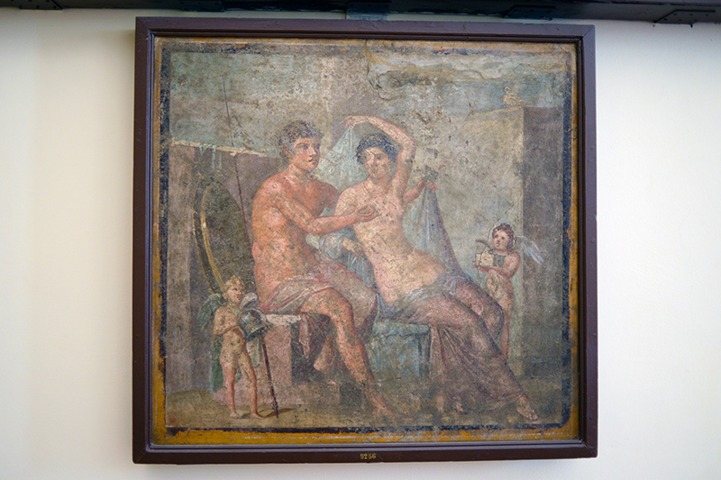 secret cabinet pompeii naples satyr